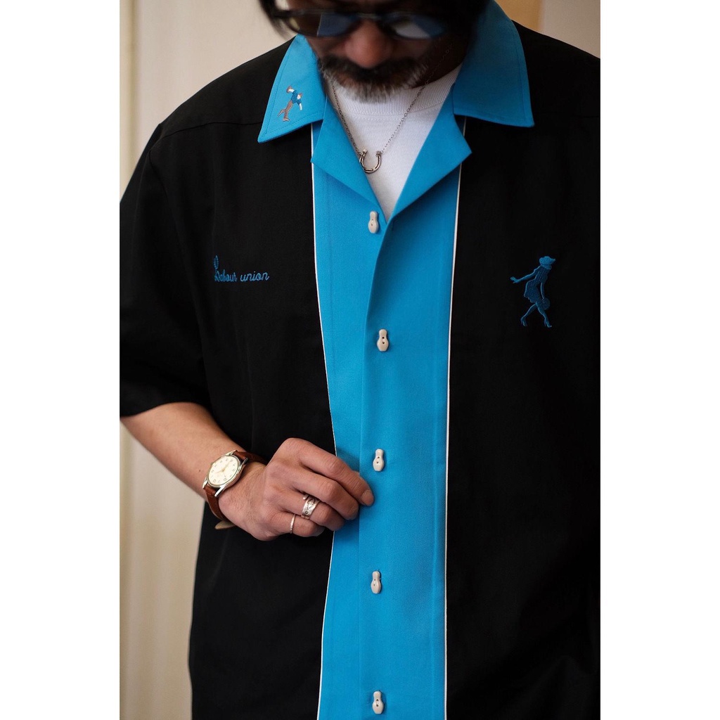 Áo Sơ Mi Ngắn Tay Thêu Họa Tiết Phong Cách Hawaii Cho Cặp Đôi