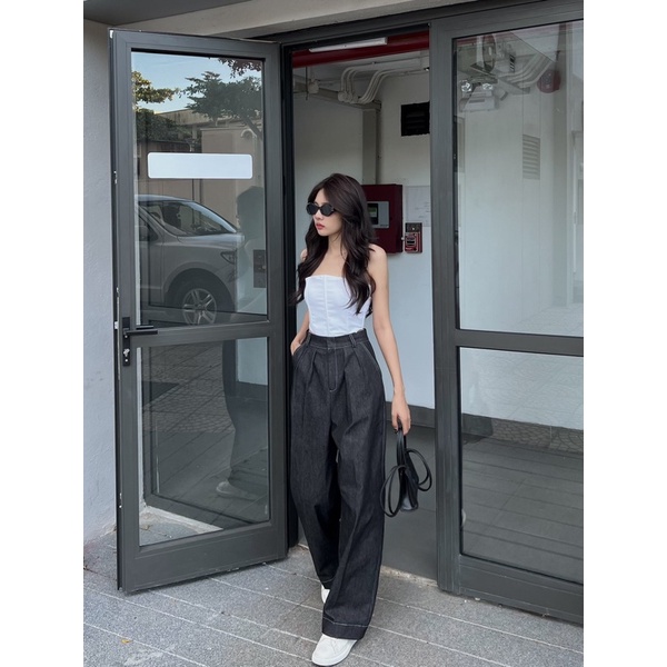 QUẦN THỤNG DENIM NỮ