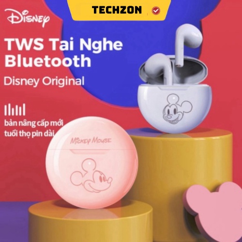 Tai Nghe Nhét Tai Không Dây LENOVO L6 Disney Dáng Tròn Bluetooth 5.2 Âm Thanh Hifi Tích Hợp Micro