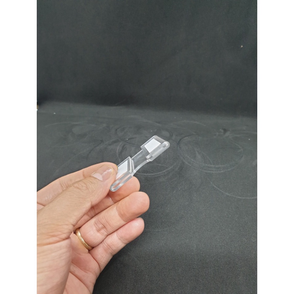 THẺ KẸP NHÃN GIÁ mica trong, dán kệ tiện dụng,Kẹp giá, Ghi thông tin, KT 9x6cm, 8x4cm, 6x4cm, Có keo dán