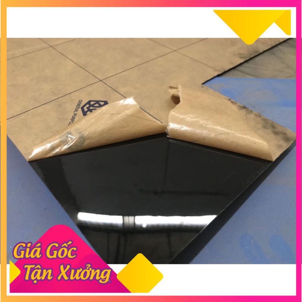 Mica  Đen A3 Đài Loan 2mm, 3mm Uốn nhiệt không cháy khét