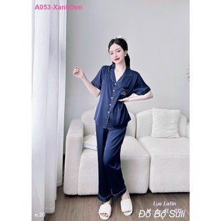 Bộ Dài Pijama Lụa Latin A053 - Đồ Bộ Suli