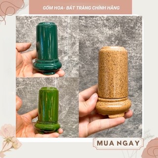 Ống tăm gốm sứ bát tràng- phụ kiện bộ ấm chén