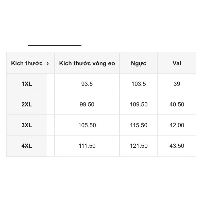 Áo xẻ bigsize 75-110kg