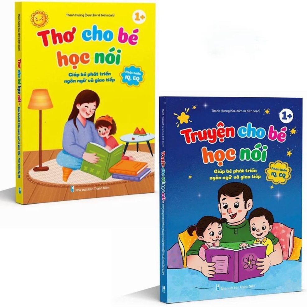 Sách - Bộ 3 Cuốn Truyện - Thơ - Đồng Dao Cho Bé Tập Nói