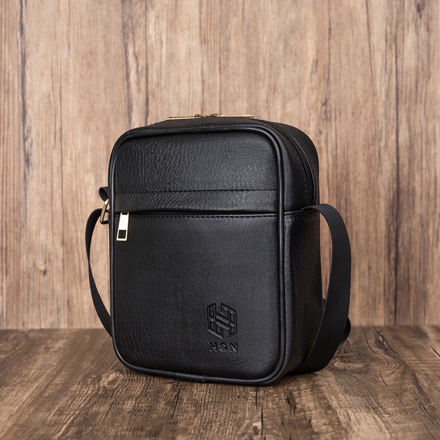 Túi đeo chéo da PU thời trang nam cao cấp phong cách tối giản