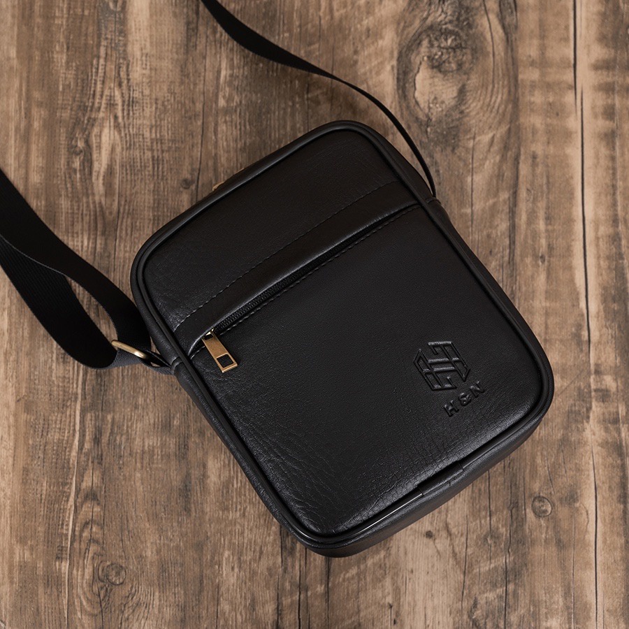 Túi đeo chéo da PU thời trang nam cao cấp phong cách tối giản