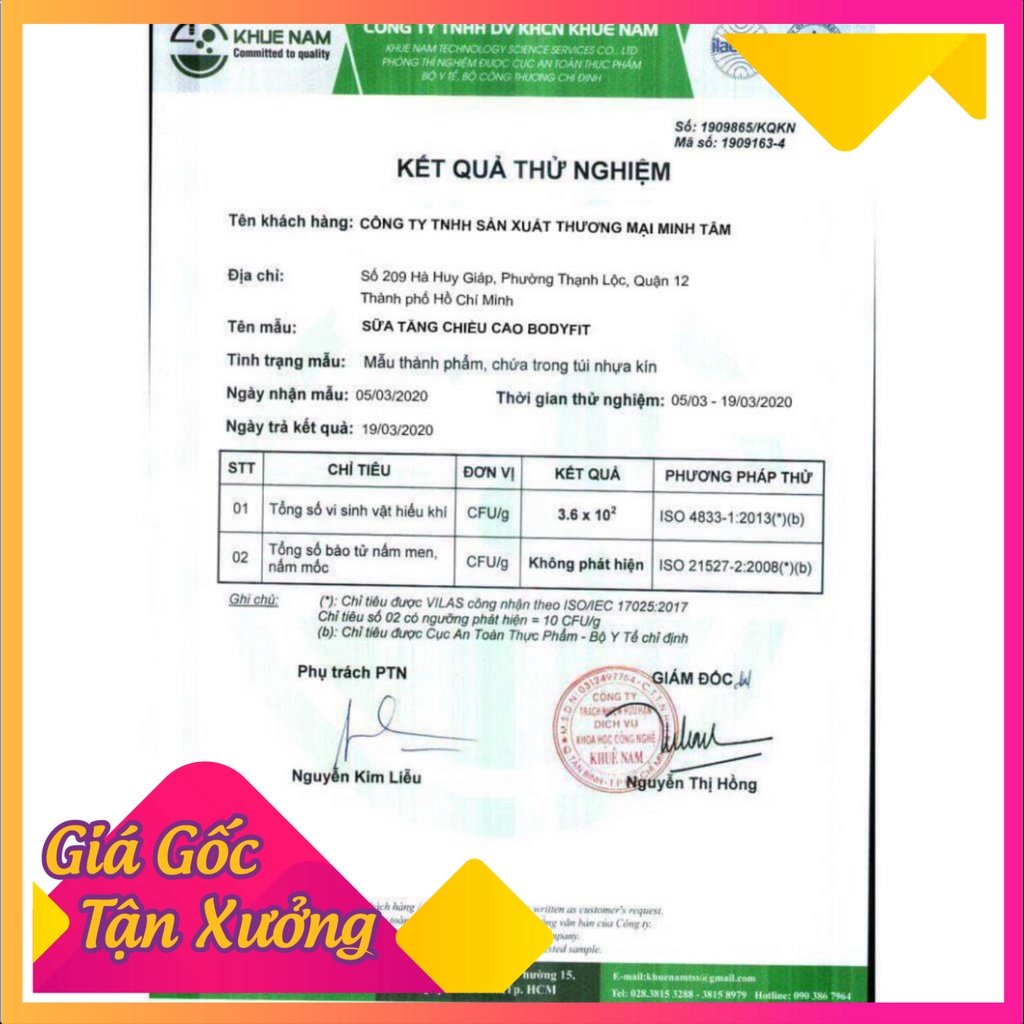 Sữa Tăng Chiều Cao X 4 Canxi HEIGHT GROWTH + Tặng Bình Lắc 1kg