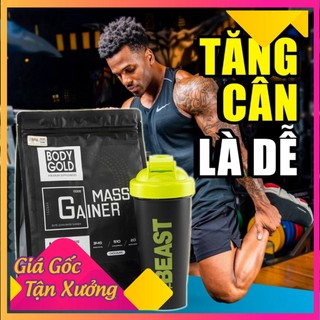 Sữa tăng cơ tăng cân mass gainer body gold 1.5kg - tặng bình lắc