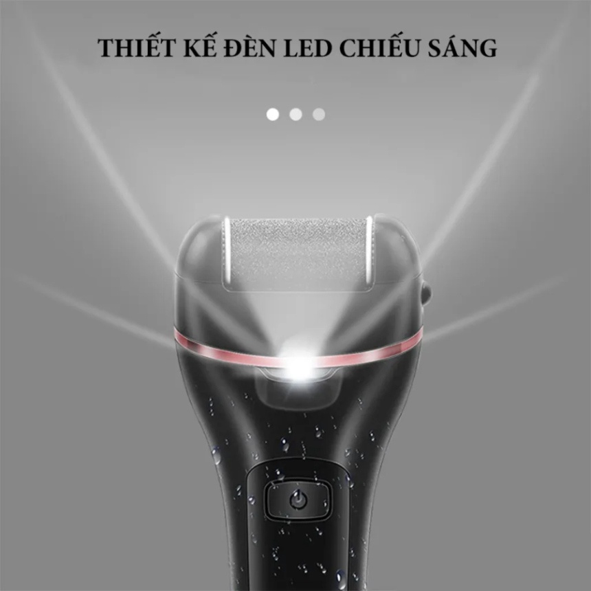 Máy Chà Gót Chân Tại Nhà - Máy Tẩy Tế Bào Chết Vết Chai Mài Gót Chân Chuyên Dụng Cho Tiệm Nail, Cá Nhân Sạc Pin Tiện Lợi