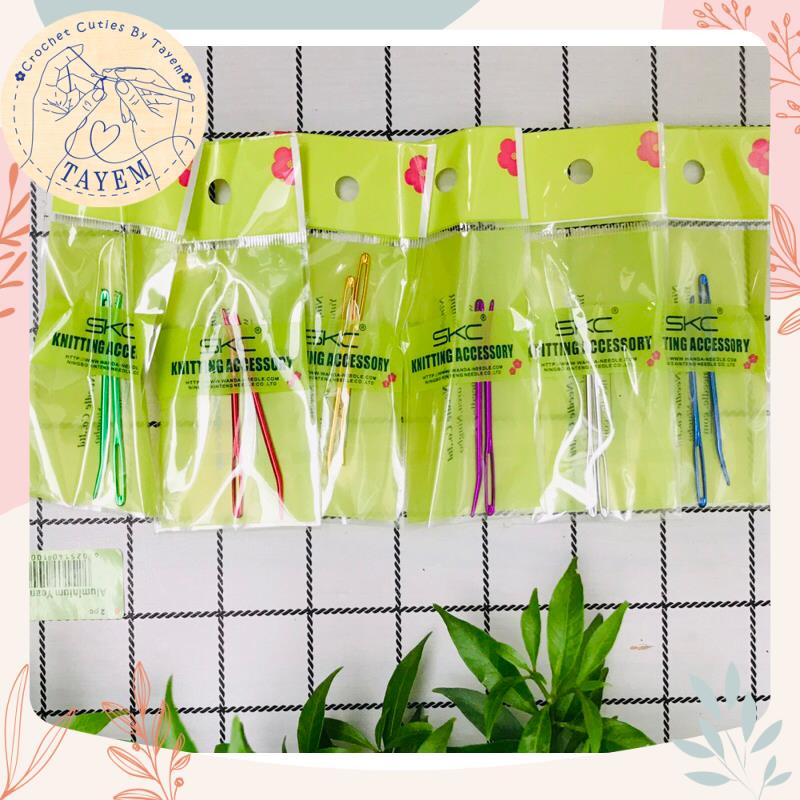 Kim Khâu Len SKC Đầu cong nhôm không gỉ