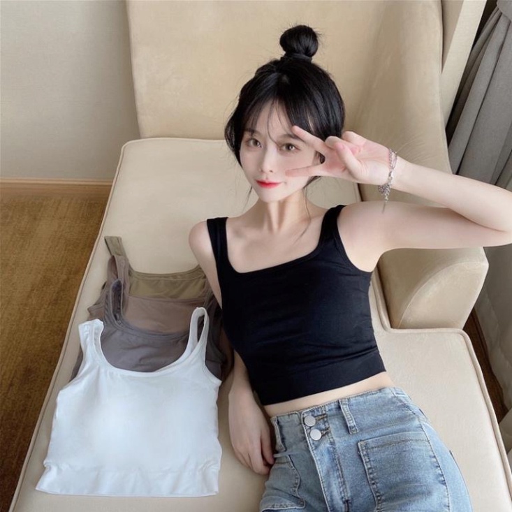 ❤️ Áo Bra Thun Mềm Dáng Lửng Sẵn Đệm Ngực Siêu Hot Bikini 236 ❤️ Hot