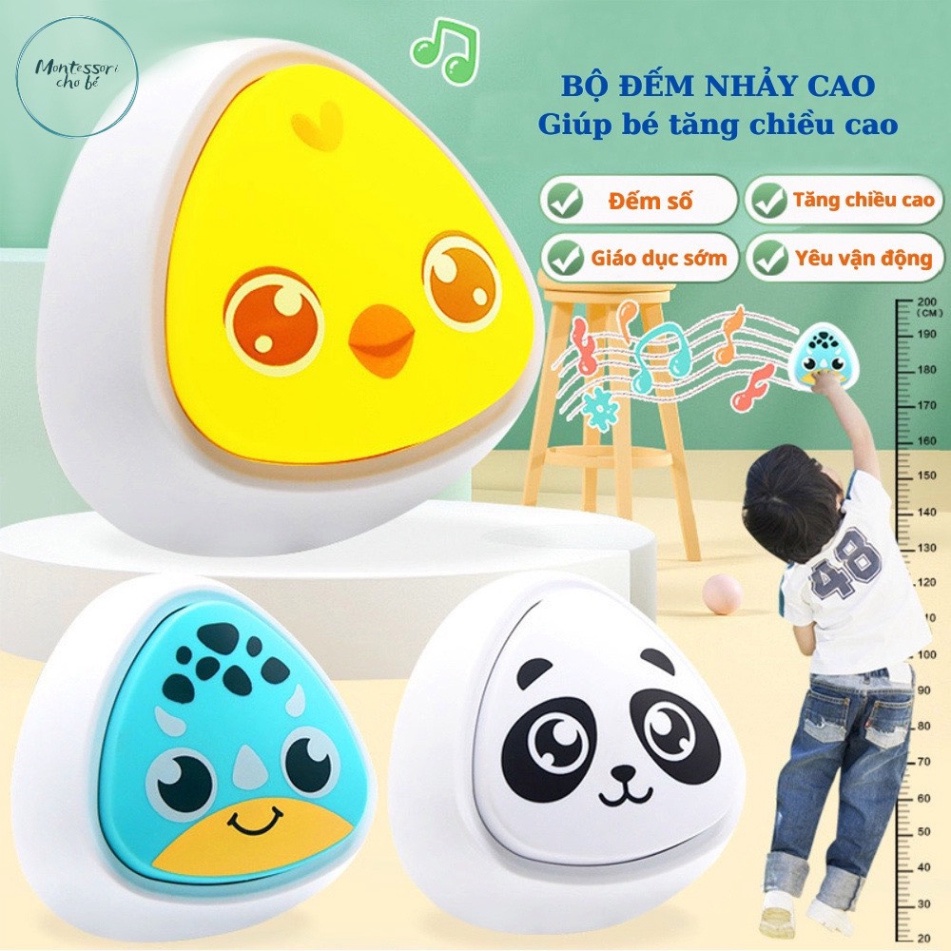 Bộ Chạm Nhảy Tăng Chiều Cao Cho Bé Kèm Giọng Nói Tiếng Việt Cảm Biến Ánh Sáng 230