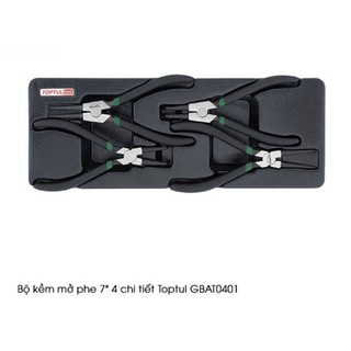 Bộ kềm mở phe 7" 4 chi tiết toptul gbat0401