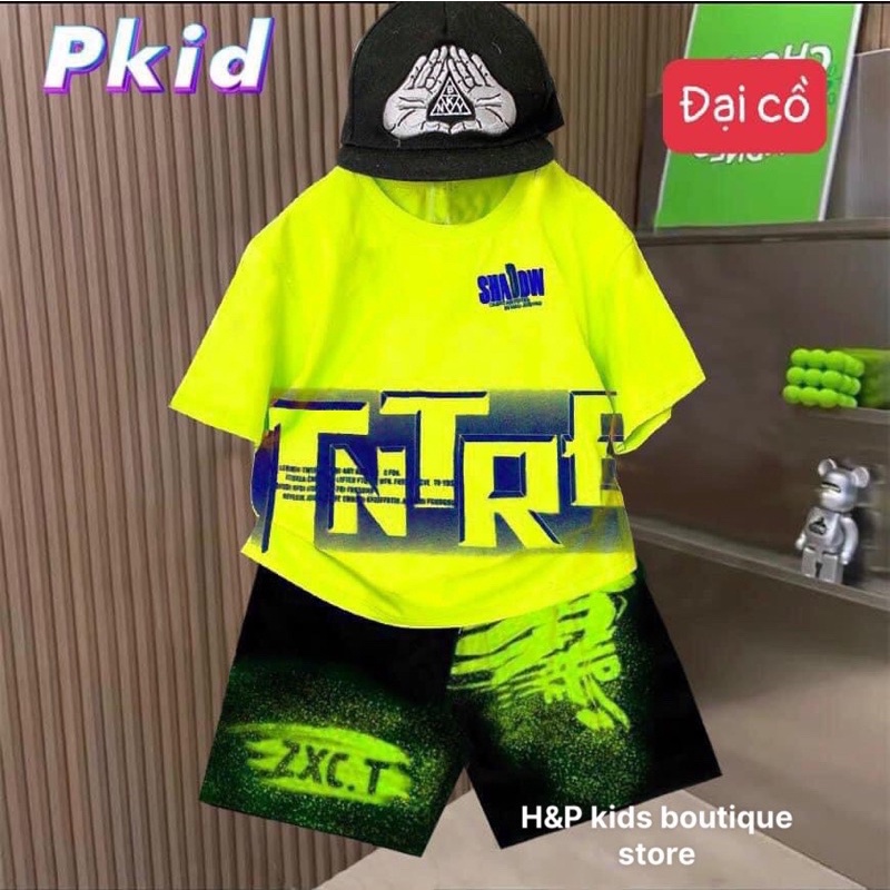 SALE_Bộ cộc chất cotton tàu siêu đẹp cho bé 20-35kg_Thoitrangbeyeu J&B Kids