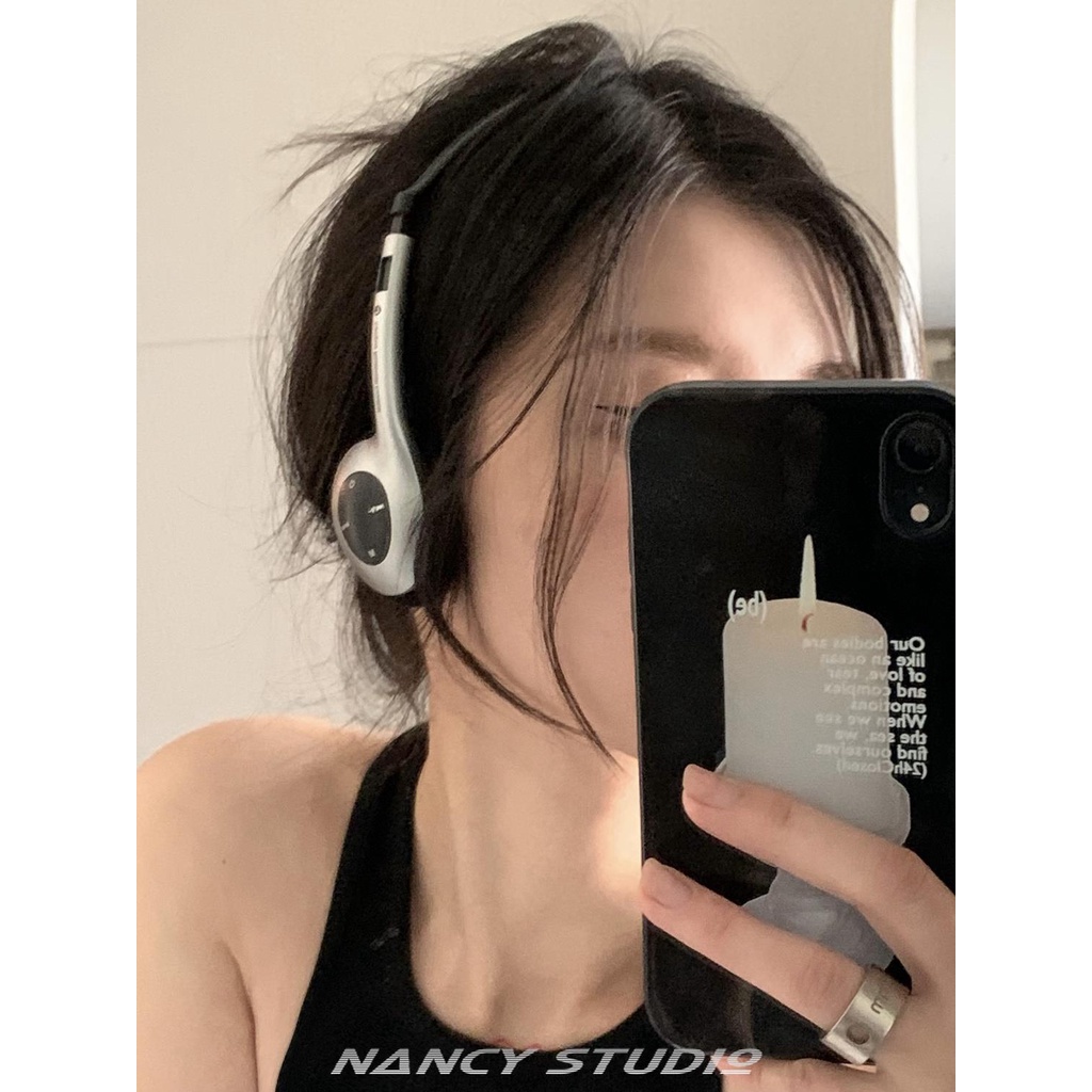 Tai Nghe Thể Thao Không Dây Phong Cách Retro Nhật Bản Nhẹ Nhàng Dành Cho Nữ
