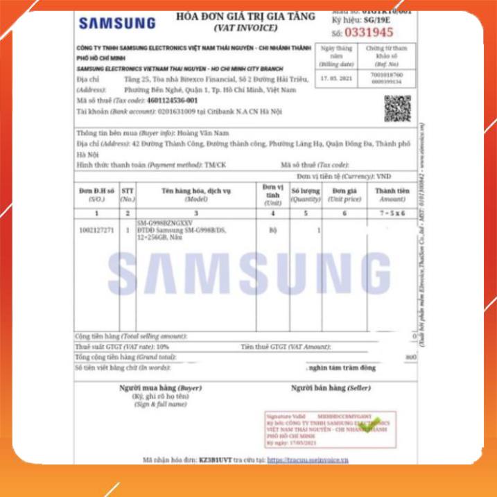 Điện thoại SS Galaxy S21 Ultra 5G bản 256gb . Hàng chính hãng . Bảo hành 12 thang - Tặng kèm phụ kiện