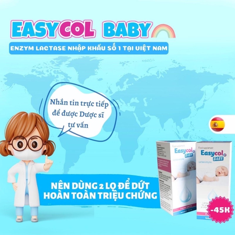 Enzym lactase Easycol BABY