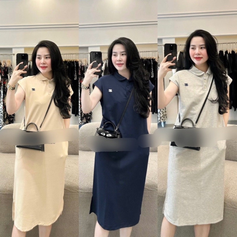 SỈ VÁY SUÔNG CỔ SEN TAY HẾN 3 MÀU CHO NỮ Q933423