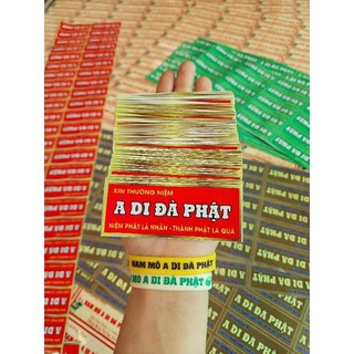 50 decal danh hiệu a di đà phật