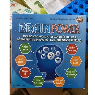 Bổ não trẻ em brain power hộp 20 ống