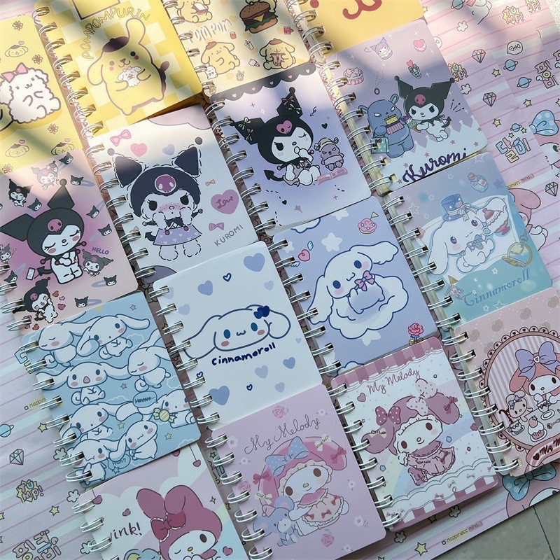 Sổ lò xo A7 hình hoạt hình Sanrio