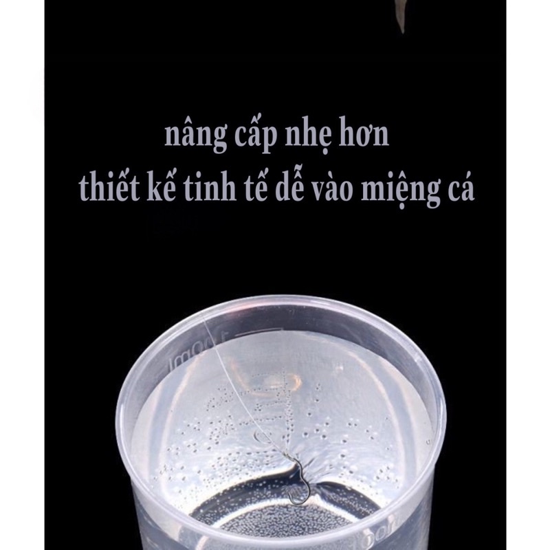 Lưỡi câu cá lật tự động chất liệu titan manga siêu cứng