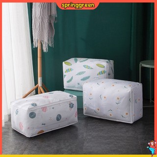 (SPRINGGREEN) Túi Đựng Chăn Ga Gối Đệm Họa Tiết Hoa Xinh Xắn
