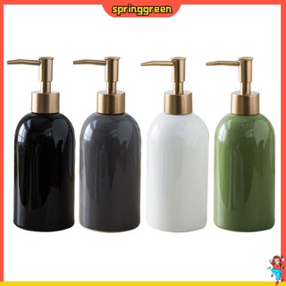 (SPRINGGREEN) Bình đựng xà phòng dạng bơm dung tích 420ml bằng gốm