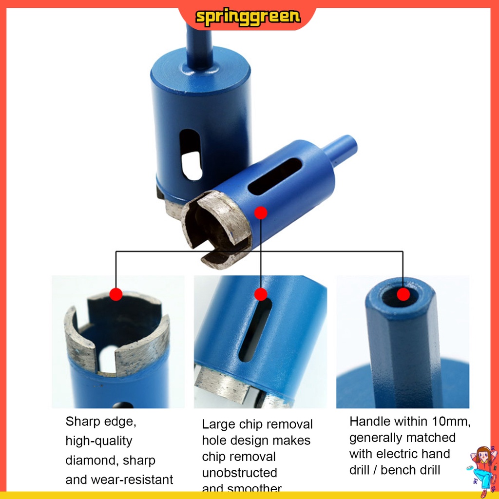 Mũi khoan kim cương / đá hoa cương / đồ gốm / gạch men / kính chuyên dụng