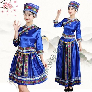 Bộ trang phục dân tộc phong cách dân tộc miao cho nữ