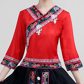 Trang Phục Biểu Diễn Dân Tộc Phong Cách Dân Tộc Cho Nữ LF7.11