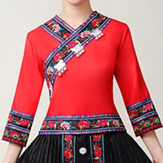 Trang Phục Biểu Diễn Dân Tộc Phong Cách Dân Tộc Cho Nữ LF7.11