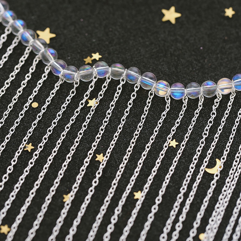 Phụ Kiện Rèm Cửa Tua Rua Che Mặt Phong Cách Hanfu Cổ Điển Cho Nữ