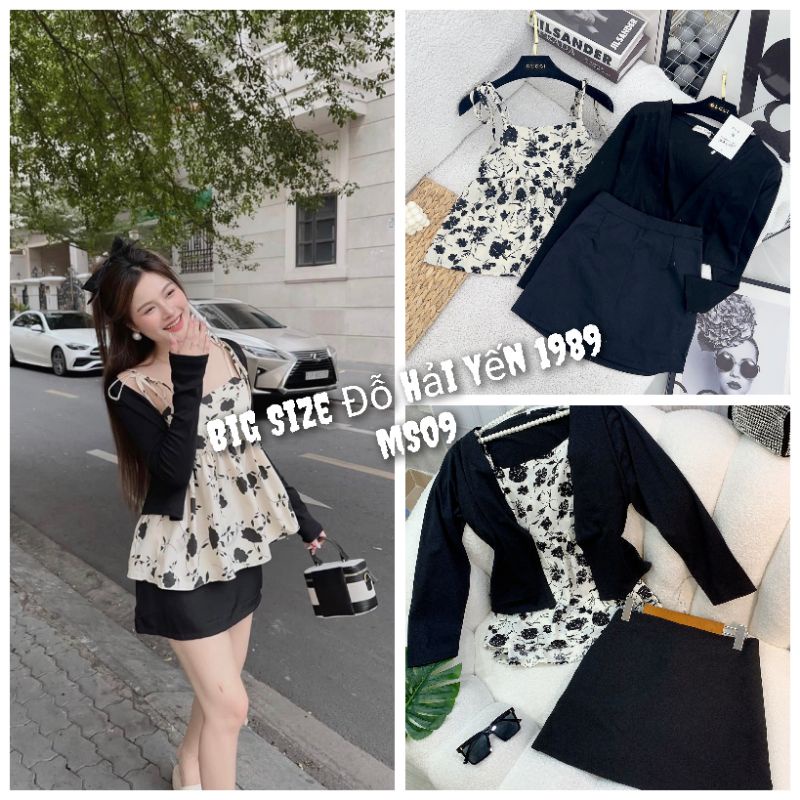 Sét Váy Babydoll Big Size (55kg đến 100kg) MS09