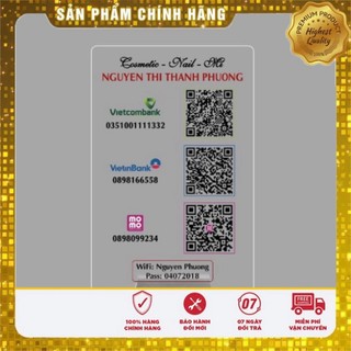 Bảng quét mã QR tài khoản ngân hàng , quét mã qr cod đế mica, đế gỗ T7