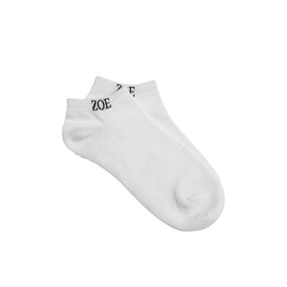  Đôi tất ngắn nam nữ trơn màu trắng chất liệu cotton mềm mịn êm chân thoáng mát | Zoe Official 
