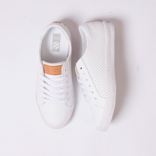 Zoe Kickstart Perforated White