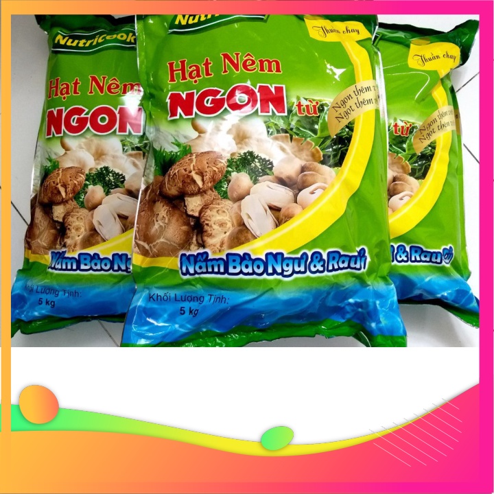 HẠT NÊM CHAY NẤM HƯƠNG 5KG - NUTRICOOK hatnem
