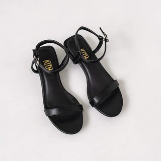 Sandal Hở Mũi Tròn, Quai Ngang, Gót Vuông 2p. Mã: SD106