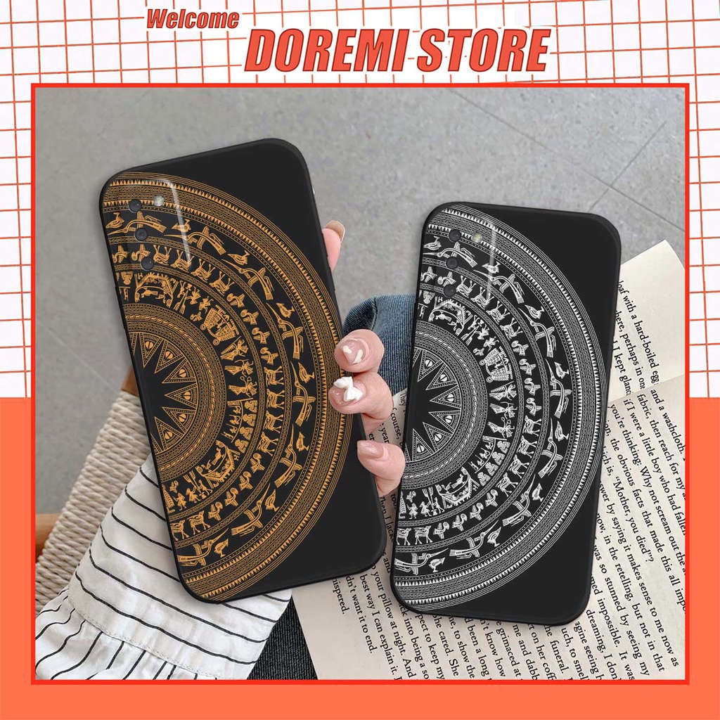 Ốp lưng TPU Samsung A02s / A03s họa tiết trồng đồng, ốp silicon TPU dẻo rẻ đẹp