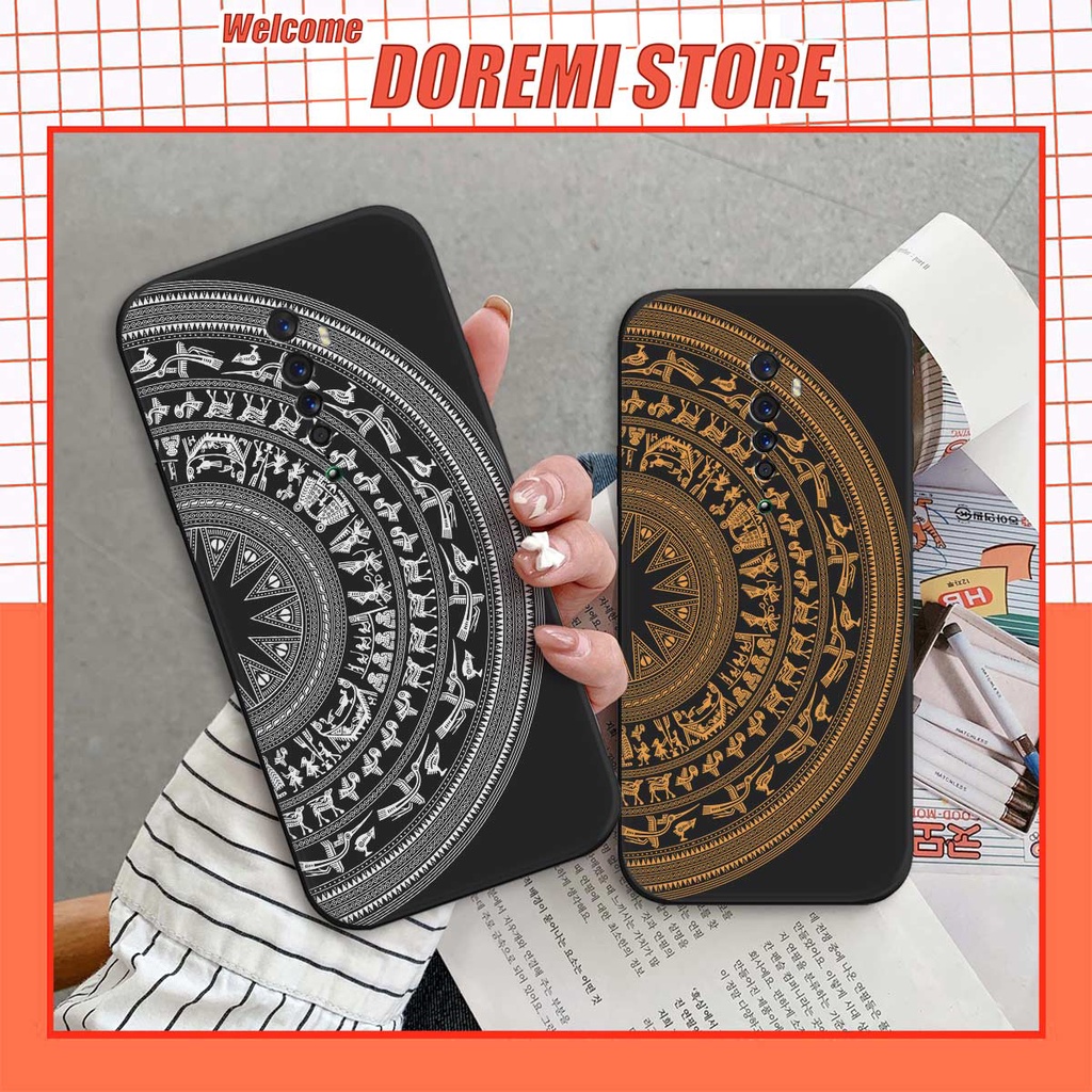 Ốp lưng TPU Oppo Reno 2f / Reno2 F họa tiết trồng đồng, ốp silicon TPU dẻo rẻ đẹp