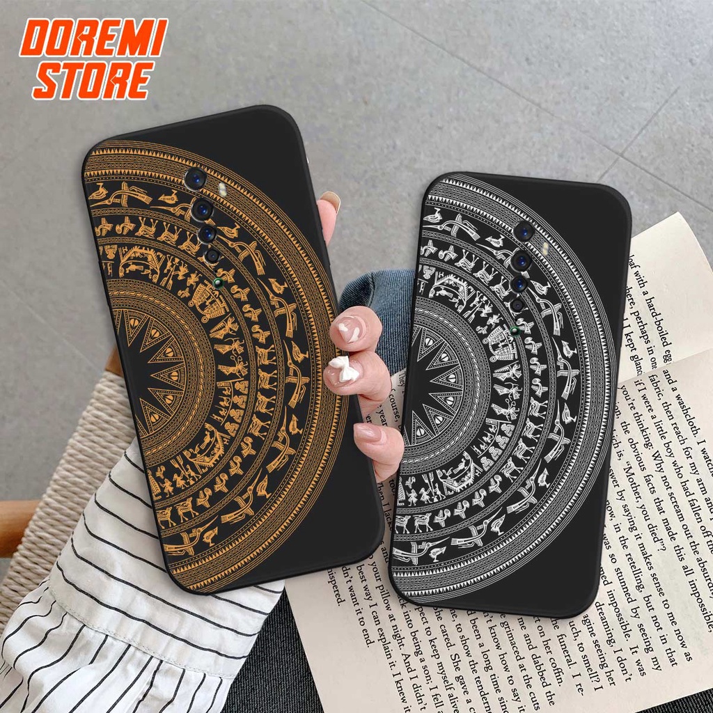 Ốp lưng TPU Oppo Reno 2f / Reno2 F họa tiết trồng đồng, ốp silicon TPU dẻo rẻ đẹp