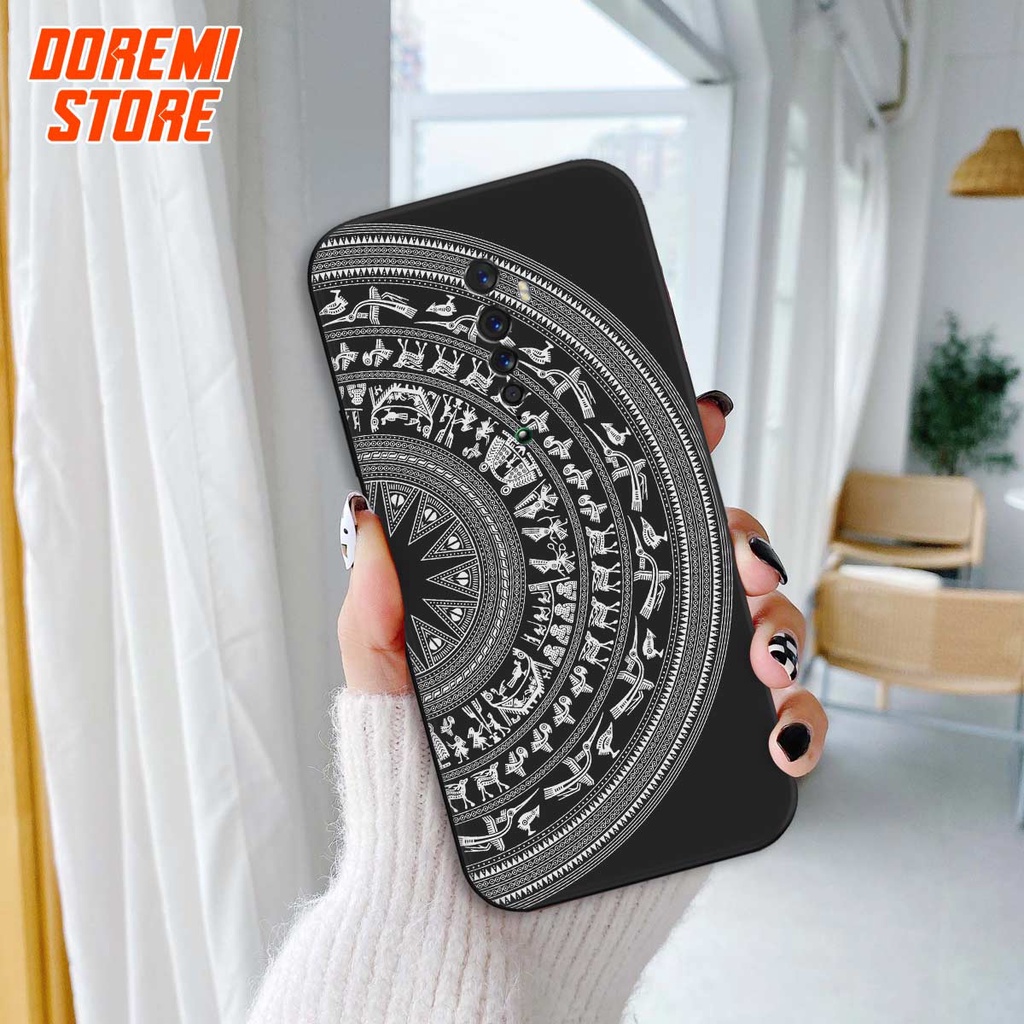 Ốp lưng TPU Oppo Reno 2f / Reno2 F họa tiết trồng đồng, ốp silicon TPU dẻo rẻ đẹp