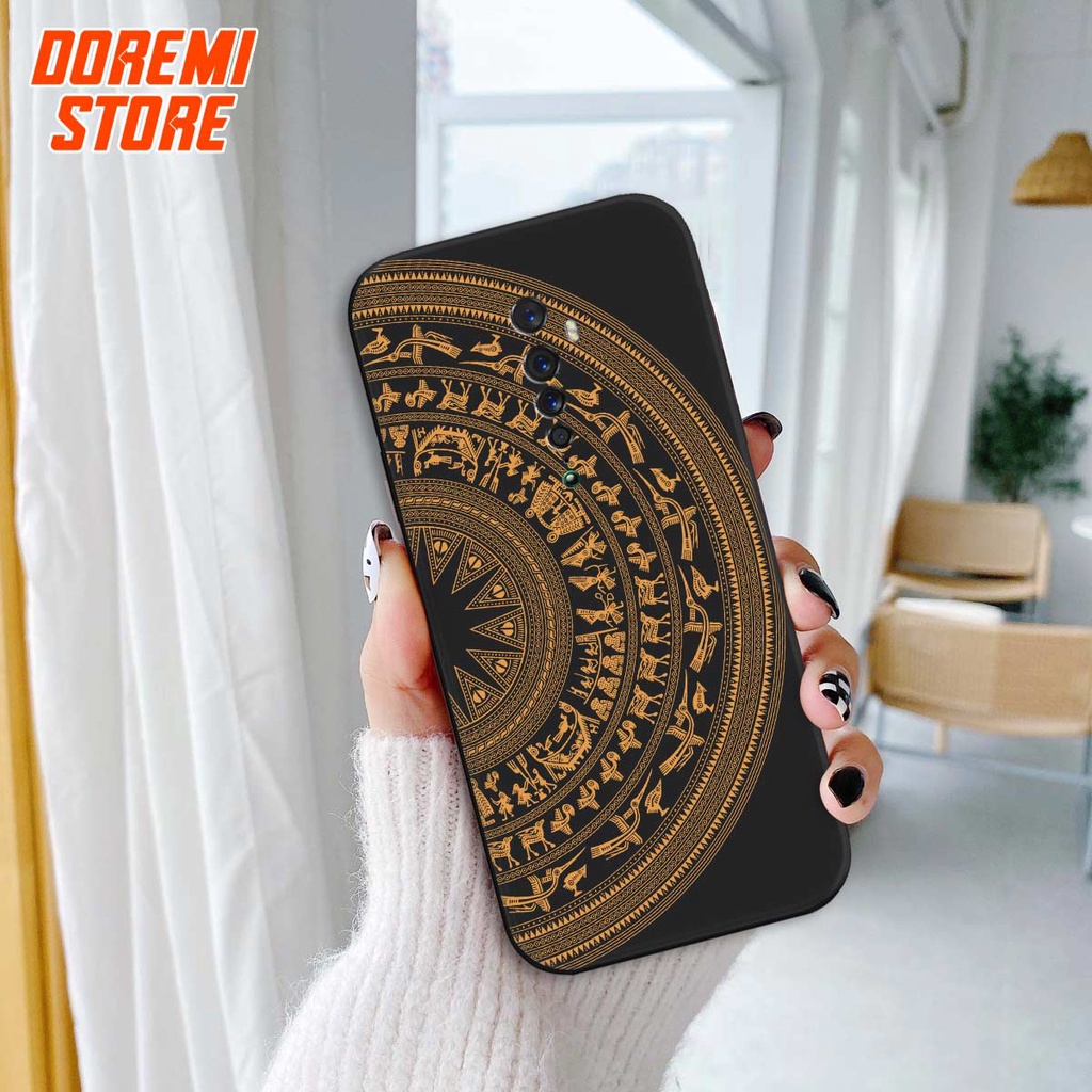 Ốp lưng TPU Oppo Reno 2f / Reno2 F họa tiết trồng đồng, ốp silicon TPU dẻo rẻ đẹp