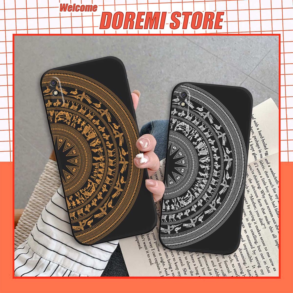 Ốp lưng TPU Xiaomi Redmi 9A / Redmi 9A họa tiết trồng đồng, ốp silicon TPU dẻo rẻ đẹp