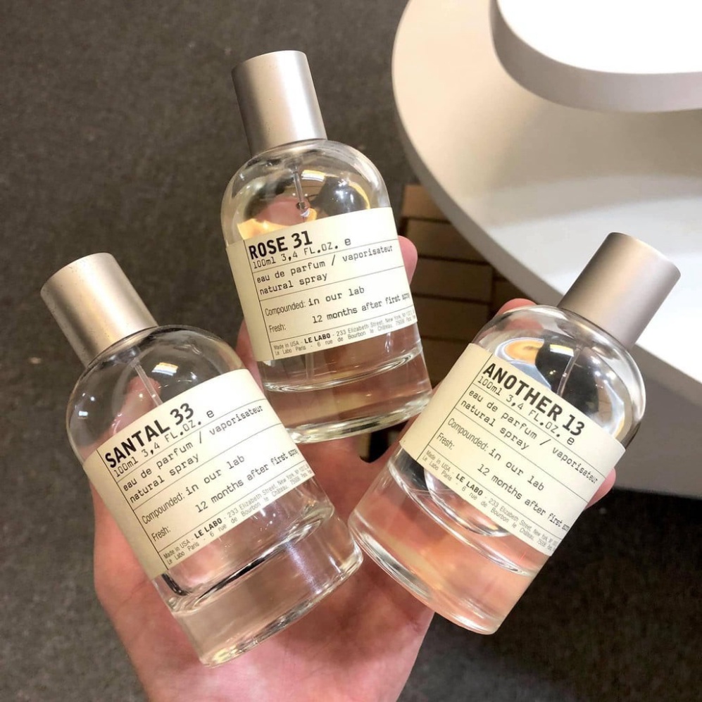 Nước Hoa Le Labo Another 13 - Rose 31- Santal 33, Nước hoa thời thượng thơm lâu