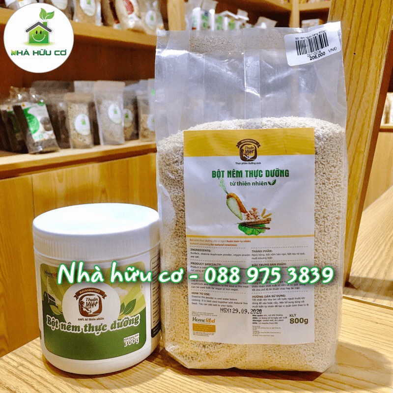 Bột nêm/Hạt nêm NGƯU BÀNG -  Nêm thực dưỡng HOMEFOOD - Date: 4/2024 - Nhà Hữu Cơ hatnem
