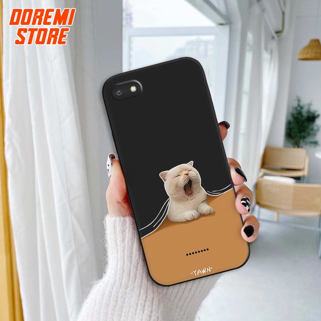 Ốp lưng TPU Xiaomi Redmi 4A / 5A / 6A cặp đôi chó mèo lười, ốp silicon TPU dẻo rẻ đẹp