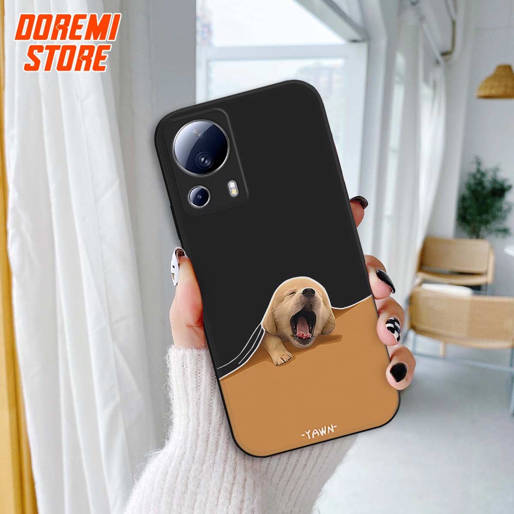Ốp lưng TPU Xiaomi Civi 2 5G cặp đôi chó mèo lười, ốp silicon TPU dẻo rẻ đẹp